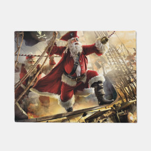 Pirate Santa Doormat