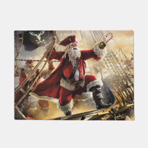 Pirate Santa Doormat