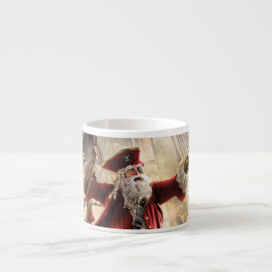Pirate Santa Espresso Cup