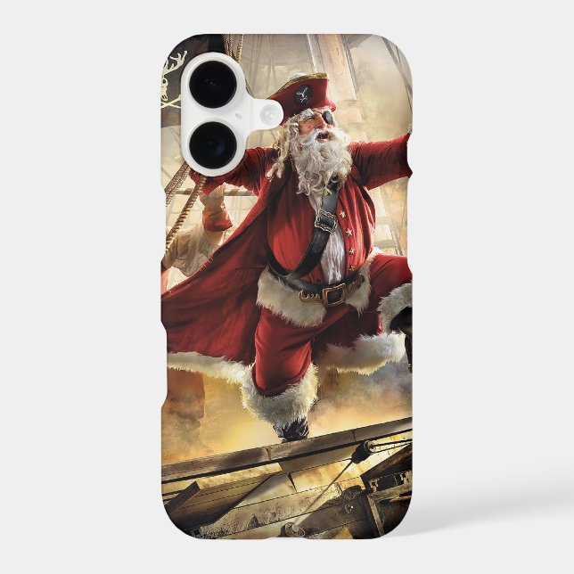 Pirate Santa iPhone Case (Back)