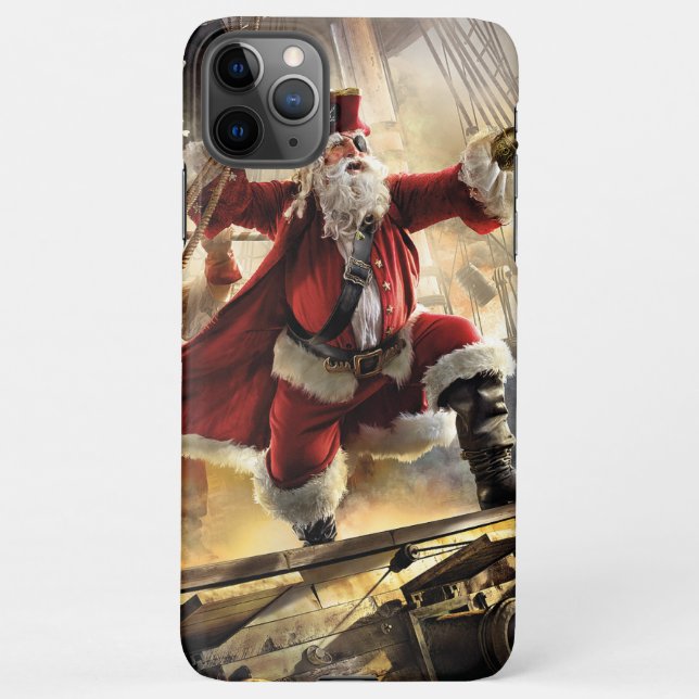 Pirate Santa iPhone Case (Back)