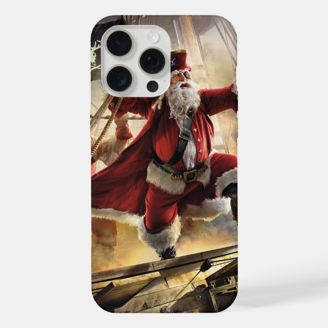Pirate Santa iPhone Case (Back)