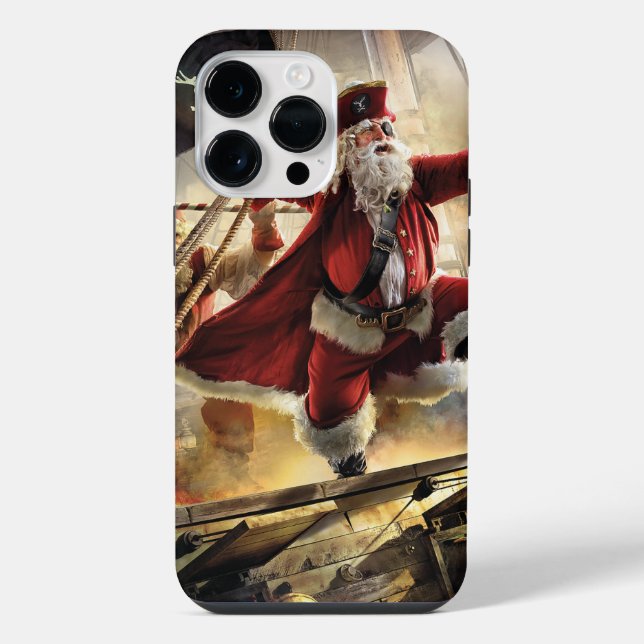 Pirate Santa iPhone Case (Back)