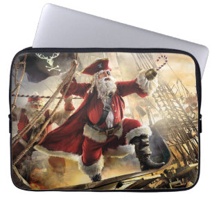 Pirate Santa Laptop Sleeve