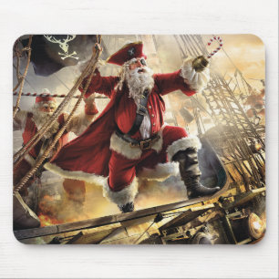 Pirate Santa Mouse Pad