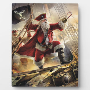 Pirate Santa Plaque