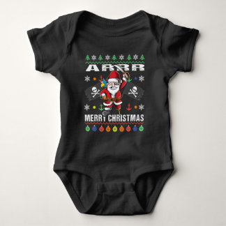 Pirate Santa Tacky Xmas Sweater Ar Merry Christmas