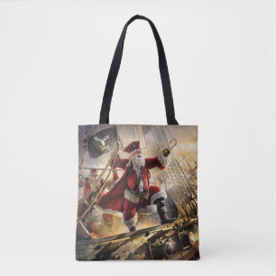 Pirate Santa Tote Bag