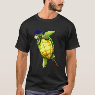 Pirate Sea Turtle Dab Viking Novelty Halloween T-Shirt