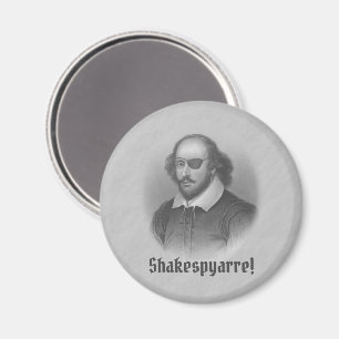 Pirate Shakespeare Magnet