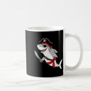 Pirate Shark Toddler Boy Funny Kids Halloween Coffee Mug