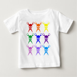 Pirate shears rainbow transparent 2009 baby T-Shirt