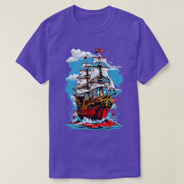 Pirate Ship 2 T-Shirt (Design Front)