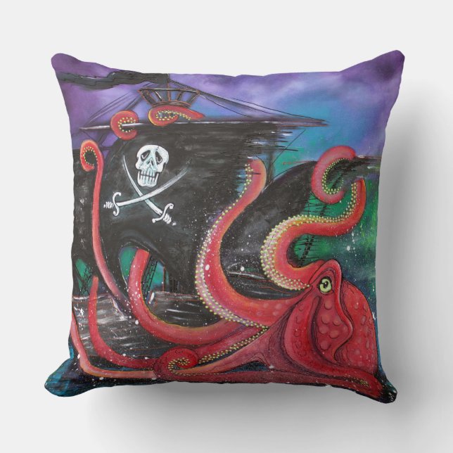 Pirate Ship Attack Cushion (Front)