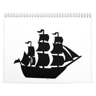 Pirate ship calendar