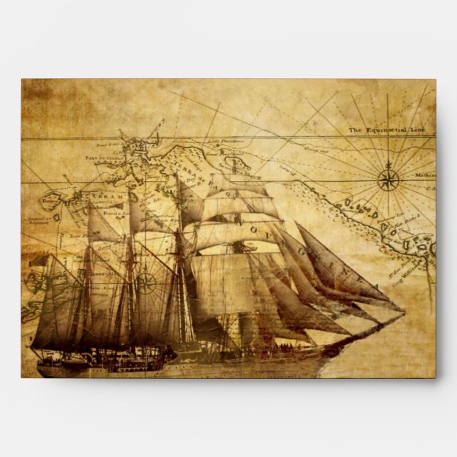 pirate ship envelopes (Front)