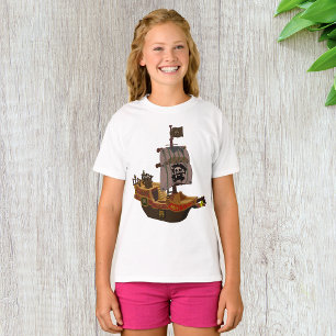 Pirate Ship Girls T-Shirt