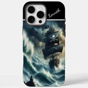 Pirate Ship In A Storm iPhone 16 Pro Max Case