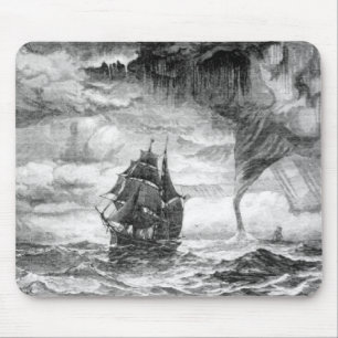 Pirate Ship in a Storm Mouse Pad
