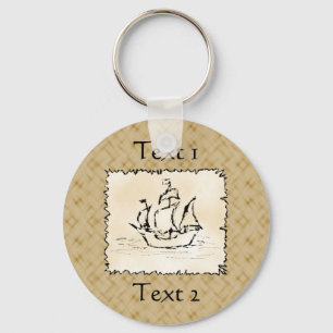 Pirate Ship. Key Ring