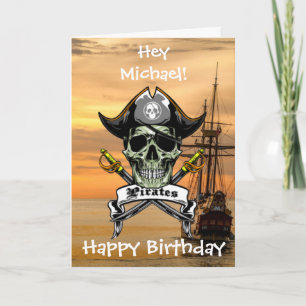Pirate Ship kids  Card