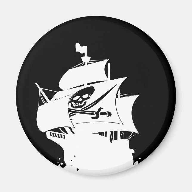 Pirate Ship Magnet (Front)