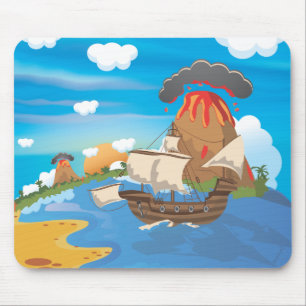 Pirate Ship Mouse Pad