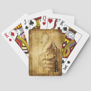 pirate ship playing cards
