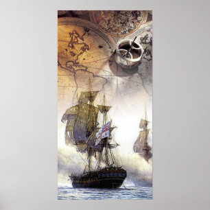 Pirate Ship Poster