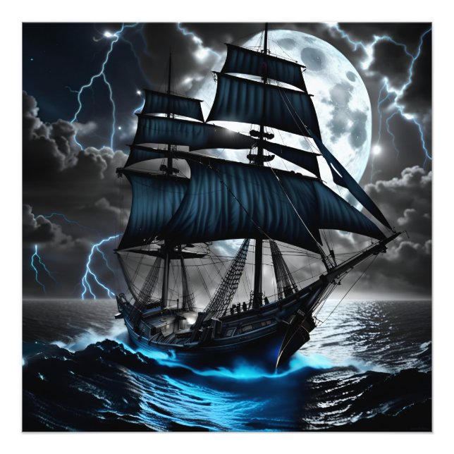 pirate ship poster (Front)