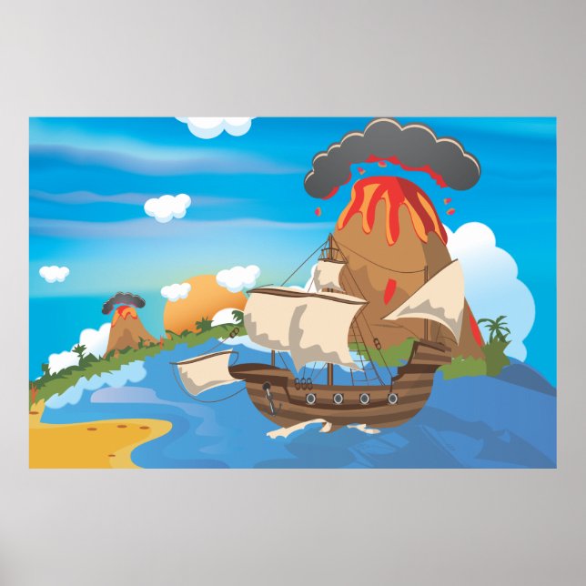 Pirate Ship Poster (Front)