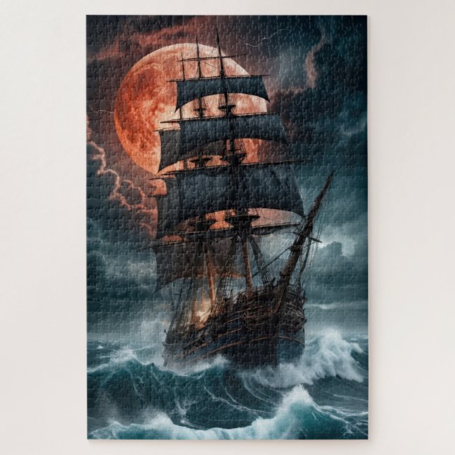 Pirate Ship Puzzle (Vertical)