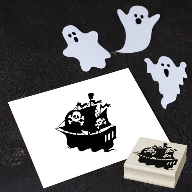 Pirate Ship Rubber Stamp (Creator Uploaded)