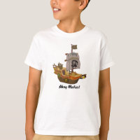 Pirate Ship Skull and Crossbones Flag Kids 2