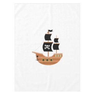 Pirate Ship Tablecloth