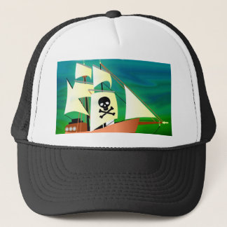 Pirate Ship Trucker Hat