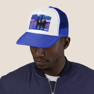 Pirate Ship Trucker Hat