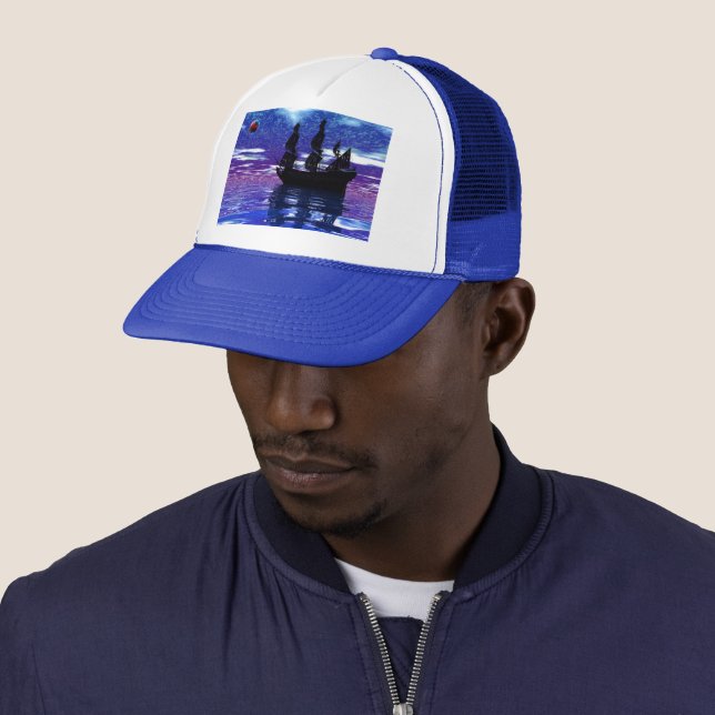 Pirate Ship Trucker Hat (In Situ)