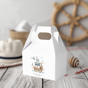 Pirate Ship with Animals Kids Party  Favour Box