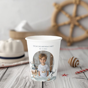Pirate Ship with Animals Kids Party  Paper Cups