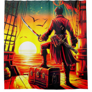 Pirate Shower Curtain