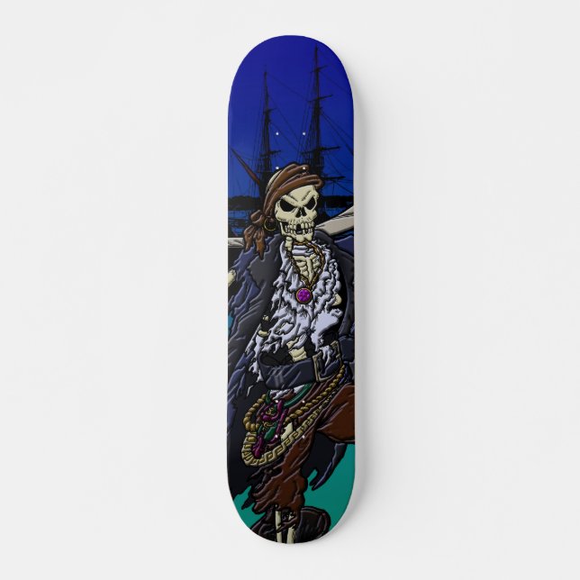 Pirate Skateboard (Front)