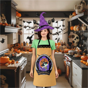 Pirate skeleton cat apron