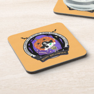 Pirate skeleton cat Hard plastic Coaster