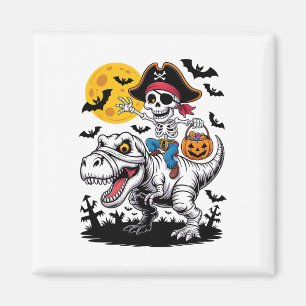 Pirate Skeleton Halloween T Rex Candy Dinosaur Shi Magnet