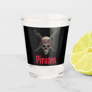 Pirate skeleton shot glass