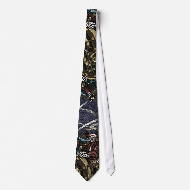 Pirate Skeleton Tie (Front)