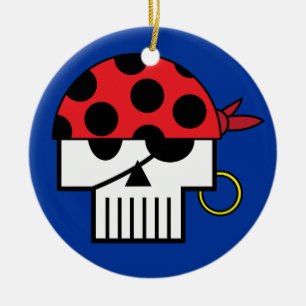 Pirate Skulicon Ornament