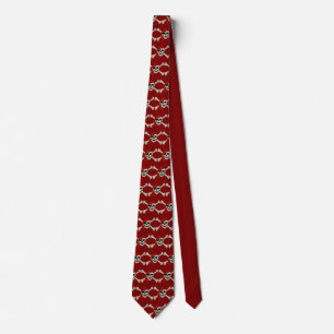 Pirate Skull and Bones Tie