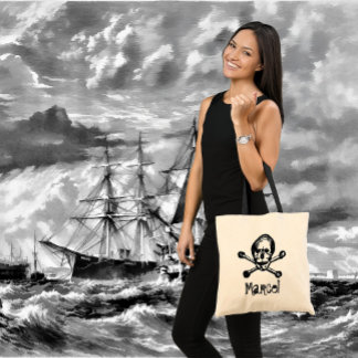 Pirate Skull and Crossbones Booty Bag
